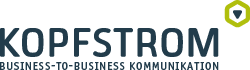 Kopfstrom Logo mit Subline